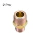 thumbnail image 3 of Accesorio de tubo reductor - Niple hexagonal reductor - 3/4 X 1/2 conector macho BSP con acabado de zinc 2 piezas, 3 of 3