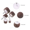 thumbnail image 3 of TEHAUX 10Pcs Rotary Tool Sanding Paper Grinding Tool Brown for Living Room Use, 3 of 7