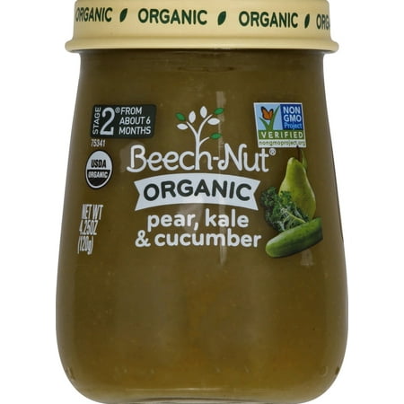 Beech Nut Stage 2 Organic Pear, Kale, Cucumber