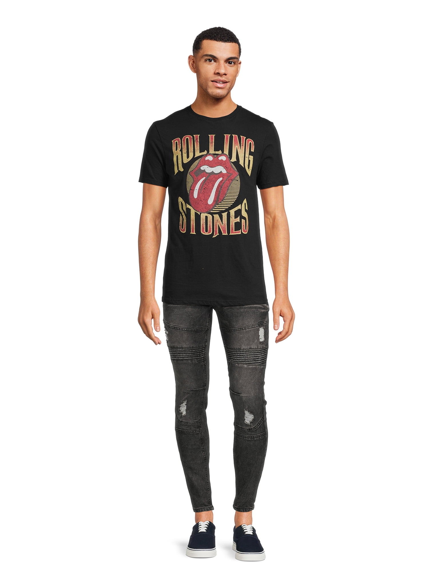 国内で当店のみ LCE - Happy Loser's Day Graphic T-Shirt Rolling Stones Classic Men's & Big Men's Graphic Tee with