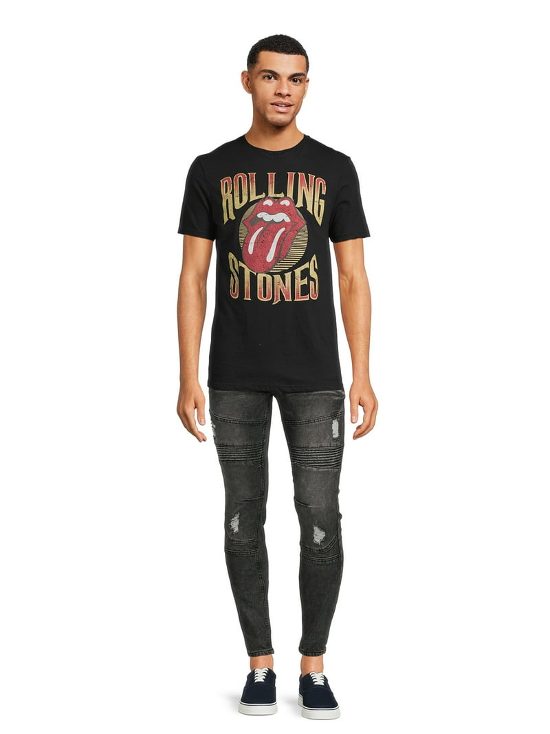 Rolling Stones Classic Men's & Big Men's Graphic Tee with Short