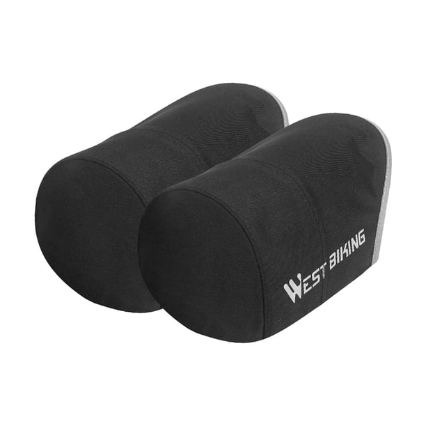2 guantes para manillar de motocicleta, manoplas para manillar de bicicleta de montaña, para hombre y mujer Lenkerschutz Schwarz