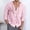 Pink, variant on Cotton Linen Hooded Shirts for Men Long Sleeve Lightweight Button Down Cardigan Shirts with Hood and Drawstring