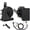 horn with harness button, variant on Car Horn Universal Fit High Low Tone Electric Snail Horns 12V 130dB Waterproof Truck Horn Replacement Kit with Cover