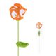 thumbnail image 1 of 1-Pack Flores de Ganchillo, Clavel de Lana Artificial Tejido para Flores Tejidas a Mano [Naranja Degradado], 1 of 1