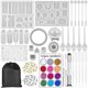 thumbnail image 1 of Kit completo de 94 piezas para hacer joyería con resina - Moldes de silicón, brillantina, herramientas y accesorios para crear collares y aretes DIY, 1 of 6