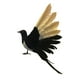 thumbnail image 2 of Pájaro de simulación de urraca, artesanías de pájaros artificiales, figuras de pájaros realistas para arte de jardín Alas extendidas de 36 cm., 2 of 9