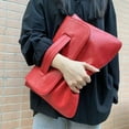 thumbnail image 2 of Women Clutches PU leather Crossbody Bags for female Shoulder messenger bag Laptop Bag For Macbook Pouch Bag big Ladies handbag, 2 of 6
