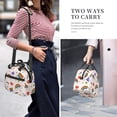 thumbnail image 2 of DouZhe Lunch Bags for Women and Men, Rainbow Hearts LGBTQ Love Prints Reusable Portable Insulated Cooler Waterproof Lunch Tote Bag for Travel Work Picnic, 2 of 7