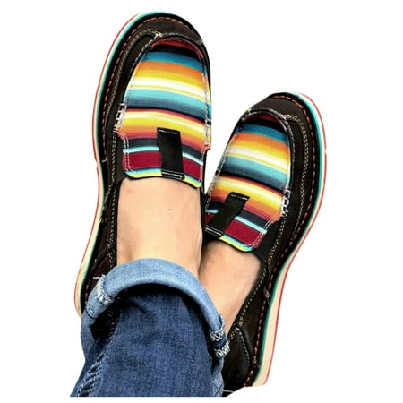 

Shoes for Women LnjYIGJ Women s Flat Floats Retro Pump Casual Canvas Shoes