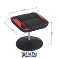 Red Ottoman Gaming Chair Ergonomic Swivel Computer Office High Back