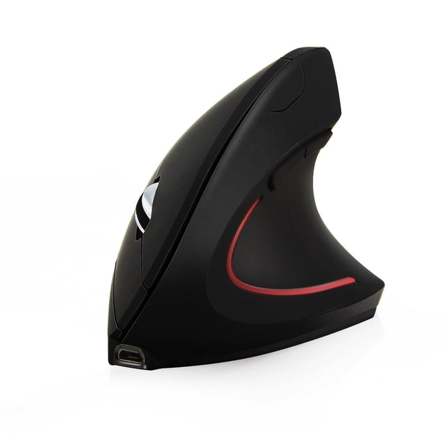 Ratón Óptico Vertical Inalámbrico Ergonómico Wmkox8yii 2.4G