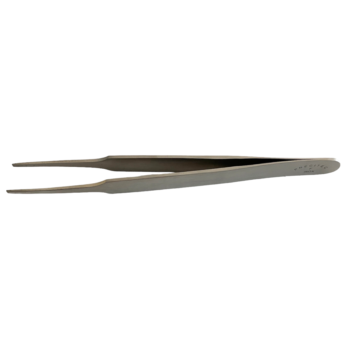 Horotec MSA 12.901-F Inox Precitec tweezer with flat tips for straightening hands steel 115 mm