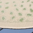 thumbnail image 3 of Safavieh Courtyard Camille Spotted Indoor/Outdoor Area Rug, Beige/Green, 6'7" x 6'7" Round, 3 of 7