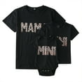thumbnail image 3 of TAIAOJING Mama and Mini Shirts Clothes Letter Girls MAMA Letter Print Short Sleeve Family Baby For Outfits Romper Summer Short Bodysuit Girls Romper&Jumpsuit 9-12 Months, 3 of 9