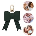 thumbnail image 4 of Unique Bargains 1 Pc Handbag Charms Keychains Bow Bag Accessories Blackish Green, 4 of 6