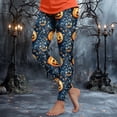 thumbnail image 2 of mgoYE Halloween Pajamas Pants Women High Waisted Yoga Pants Holiday Novelty Print Workout Tights Seamless Casual Tummy Control Leggings Women Legging Size S, 2 of 7