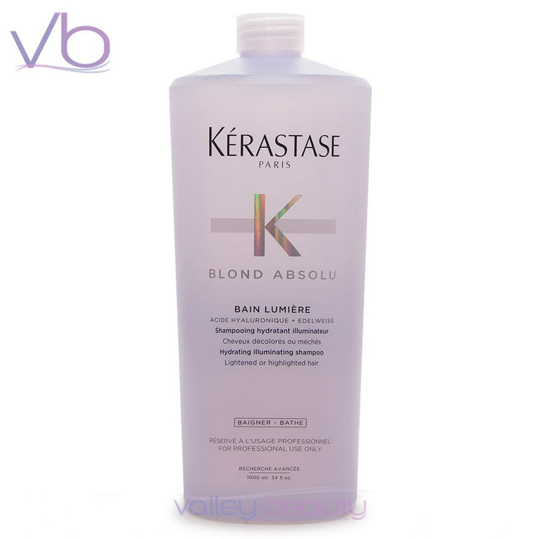 at fortsætte Stor bud Kerastase Blond Absolu Bain Lumiere Hydrating Illuminating Shampoo, 34 oz -  Walmart.com