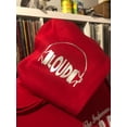 thumbnail image 4 of Mobb Deep hoodie. Red Hell On Earth hoodie with silver logo and graphics. 90s hip-hop. Shook Ones, 4 of 5
