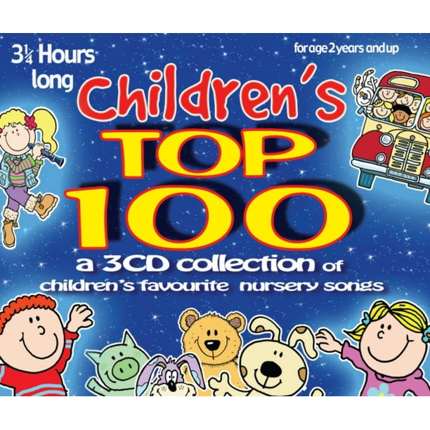 Children's Top 100 3 CD set of children's favourite nursery songs