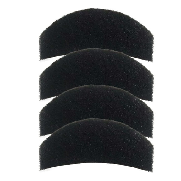 TropicAqua Charcoal Cat Litter Box Replacment Filter Compatible with Basics Hooded Covered Cat Litter Box Carbon Odor Filters (Pack of 4)