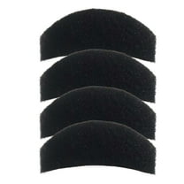 TropicAqua Charcoal Cat Litter Box Replacment Filter Compatible with Basics Hooded Covered Cat Litter Box Carbon Odor Filters (Pack of 4)