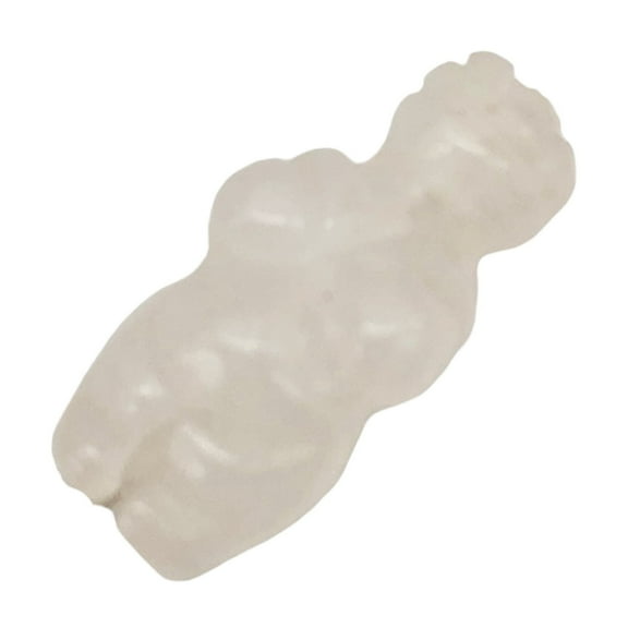 Hand Carved Rose Quartz Goddess of Willendorf Figurine | 20x9x7mm | Pink | 1 Figurine