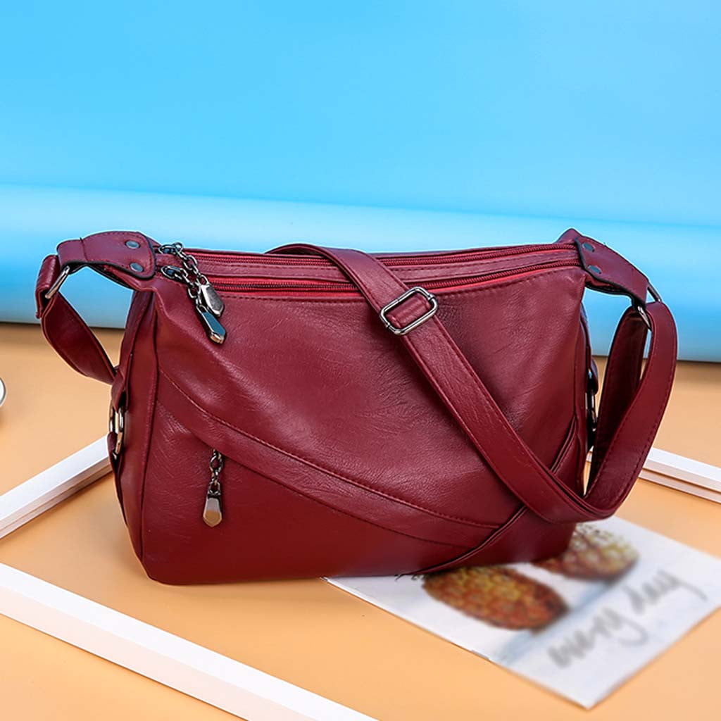Women&#39;s Retro Sling Shoulder Bag Fashion Messenger Bag Large Capacity Handbag - 0 ...