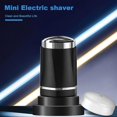 thumbnail image 5 of Mini Afeitadoras Eléctricas Automáticas para Hombres Usb Máquina de Afeitar de Pan de Larga Duración para Hombres Herramienta de Afeitar, 5 of 5
