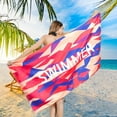 thumbnail image 5 of Binwennn Double Velvet Microfiber Beach Towel Quick Drying Printed Beach Towel Beach Swimming Beach Towel Initial Towels Set for Bathroom Oversized Bath Towel Set, 5 of 5