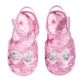 thumbnail image 5 of WAYUTE Girls Shoes Soft Sole Closed Toe Slide Princess Shoes for Toddlers and Kids Party Wedding Jelly Sandals Summer Outdoor, 5 of 7
