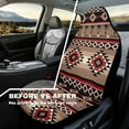 thumbnail image 5 of Yuyamidu Brown Aztec Car Seat Cover for Front Seat Easy to Install High Back Saddle Blankets Auto Seat Covers Tribal Auto Seat Accessories for SUV Truck Sedan Van, 5 of 6