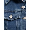 thumbnail image 5 of INSPIRE CHIC Women's Denim Dress Sleeveless Collared Button Down Chic Short Jean Dresses M Dark Blue, 5 of 6