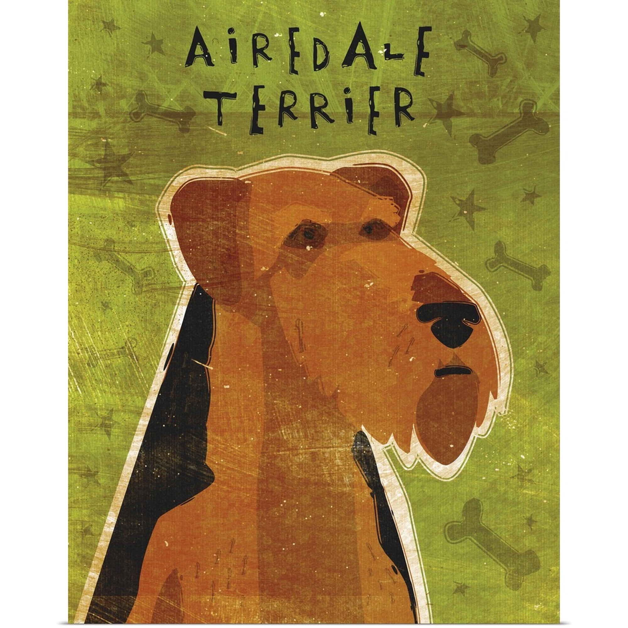 Great BIG Canvas | Airedale Art Print - 16x20