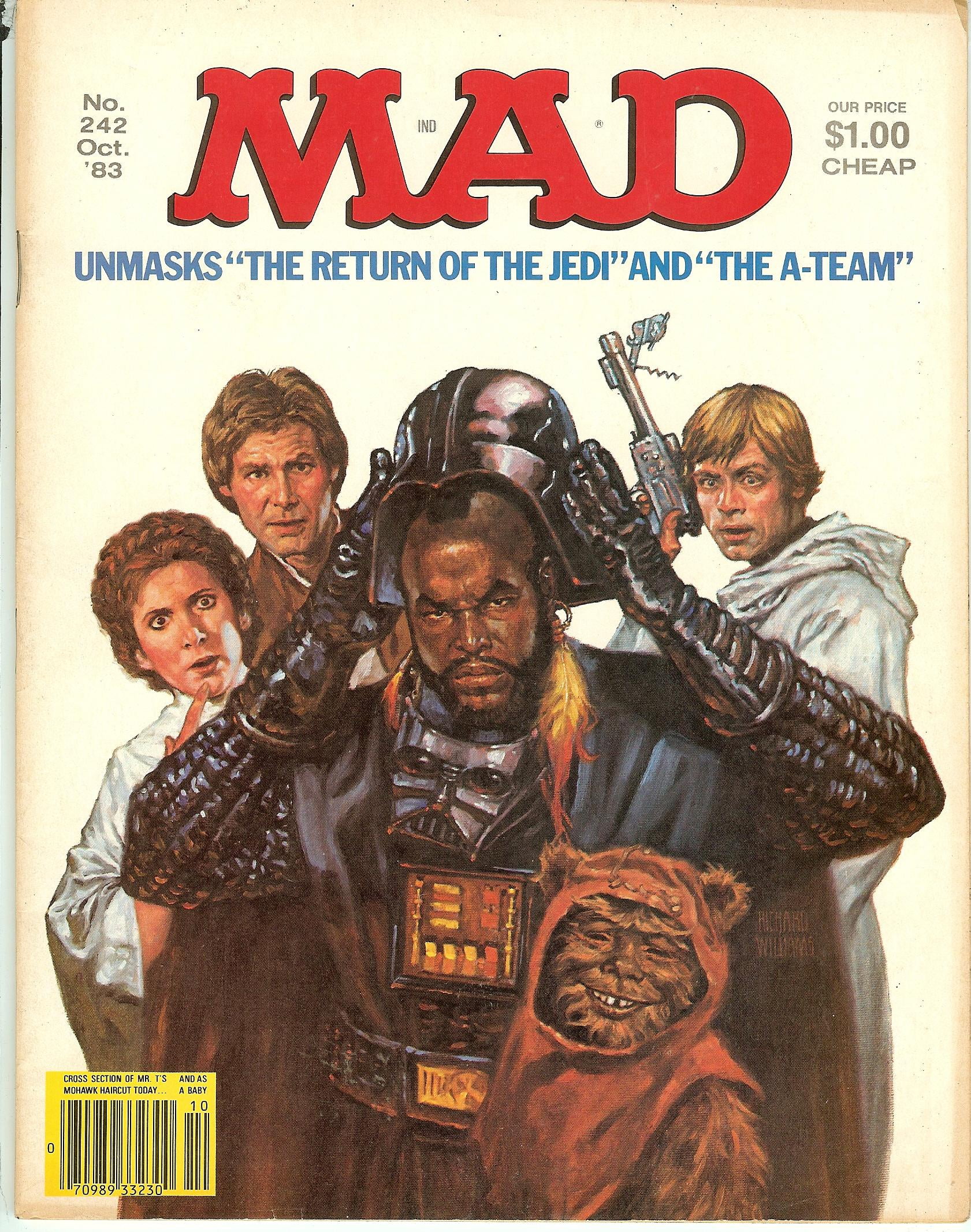 MAD Magazine #242 Oct 1983 Return of the Jedi A-Team