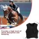 thumbnail image 5 of Eigraketly Equipo de protección para montar Chaleco de práctica transpirable Chaleco protector de cuerpo a prueba de golpes ajustable de seguridad Cuidado ecuestre y deportes Talla 5 Eigraketly OD022029-05, 5 of 6