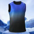 thumbnail image 4 of KPOPLK Mens Sleeveless Workout Tank Tops Quick Dry Athletic Muscle Tee Shirts Undershirts for Gym Running Size L,Blue, 4 of 8