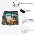 thumbnail image 3 of Lsque Desert Monkeys Motif Drive Boxeur-Briefs pour Hommes avec Pochette de Soutien Total, X-Temp Rafraîchissant, sous-Vêtements Anti-Humidité, Régulier, Jambes Longues et Trunk-Grand, 3 of 5