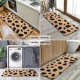 thumbnail image 6 of Brown and Black Of Leopard Print Kitchen Rug Mat,Kitchen Runner Rugs Non Skid Washable,Decorative Kitchen Floor Mats for Kitchen,Sink,Laundry,17"x47.2", 6 of 7