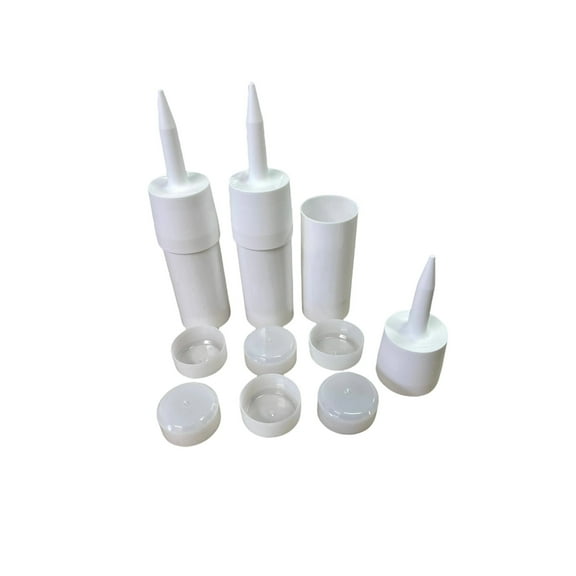 3 Reusable Empty Caulk Tube - Refillable Caulk Cartridge 5 oz.- Made in USA