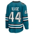 thumbnail image 3 of Men's Fanatics Marc-Edouard Vlasic Teal San Jose Sharks Home Breakaway Player Jersey, 3 of 3
