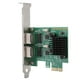 thumbnail image 4 of Tarjeta Gigabit 8102-T2, Disipador de Calor de Aleación, Dado de Oro Gruesos, Soporte de Ranura PCI-E, RJ-45X2. Con Marcos Jumbo, Control de fluJo dúplex Entero, Soporte de, 4 of 7