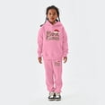 thumbnail image 2 of FYEGRE Christmas Letter Print Hooded Sweater and Pants Outfit Set for Girls Festive Holiday Long Sleeve Top and Bottom Combo Pink 2-3 Years, 2 of 4
