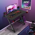 thumbnail image 7 of VANSPACE 44 Inch Ergonomic Gaming Desk, Z Shaped Office Computer Desk with Large Mouse Pad, PC Gamer Table with Gaming Handle Rack, Cup Holder and Headphone Hook, 7 of 7