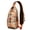Orange-20, variant on Cosmic Astral Sling Backpack with Star, Moon & Solar Eclipse Artwork, Lightweight Crossbody Travel Daypack, Durable and Adjustable, Perfect for Outdoor Enthusiasts and Office Use