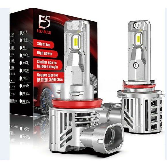 Luces LED para coche, faros LED para coche H8H4 de alta potencia en línea de 35 W