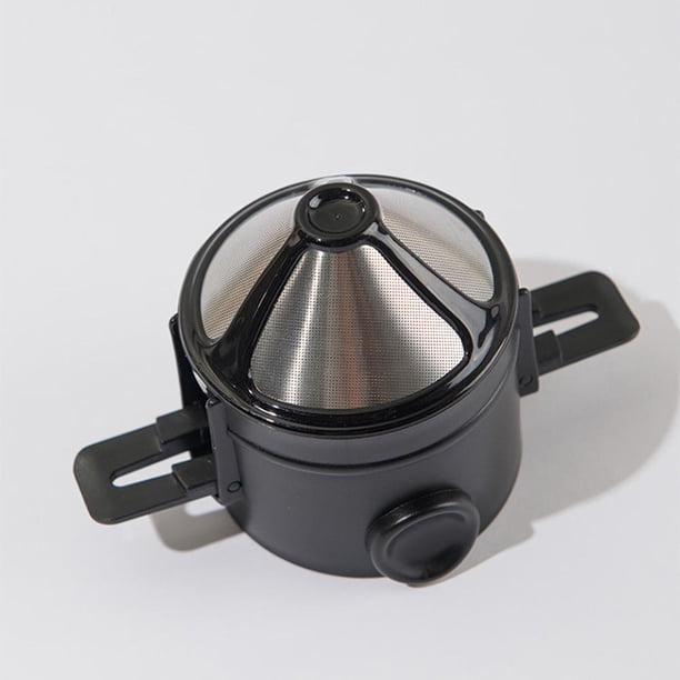 Filtros de café plegables Embudo de café de goteo de acero inoxidable Goteador de café