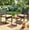 Gray, variant on Patio Furniture Set for 3, Lofka All-Weather Outdoor Rattan Conversation Set with Glass Table for Lawn, Poolside, Porch,Beige