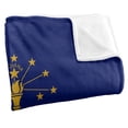 thumbnail image 3 of Indiana Flag Officially Licensed Silky Touch Super Soft Throw Blanket 50' x 60', 3 of 6