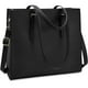 thumbnail image 1 of Bolso de mano para mujer, Shopper, bolso de hombro grande de piel negra, bolso de trabajo, bolso grande para ordenador portátil para negocios/escuela, 15,6 pulgadas, negro, 1 of 1